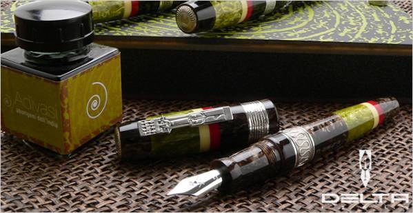 デルタ 万年筆 限定品 少数民族シリーズ アディヴァシ 1K F