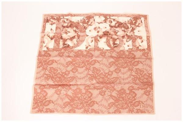 クリスチャンディオール　ロゴシルクスカーフ[LZCL71861]