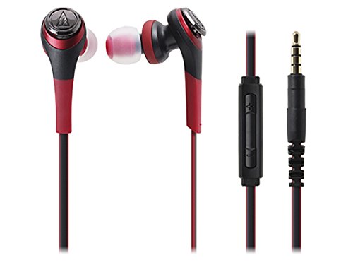 新品/オーディオテクニカ SOLID BASS ATH-CKS550i RDレッド