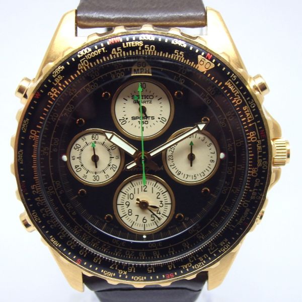 セイコー SEIKO クロノグラフ 腕時計 クォーツ ウォッチ 時計 メンズ 