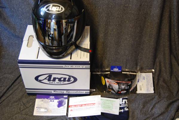 アライ アストロ IQ XL 中古品 キズ有り ミラーシールド付き Arai IQ