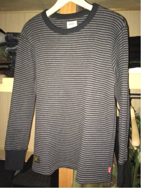 Wtaps 2015AW Waffle LS ②（MIKE）Black トップス ダブルタップス