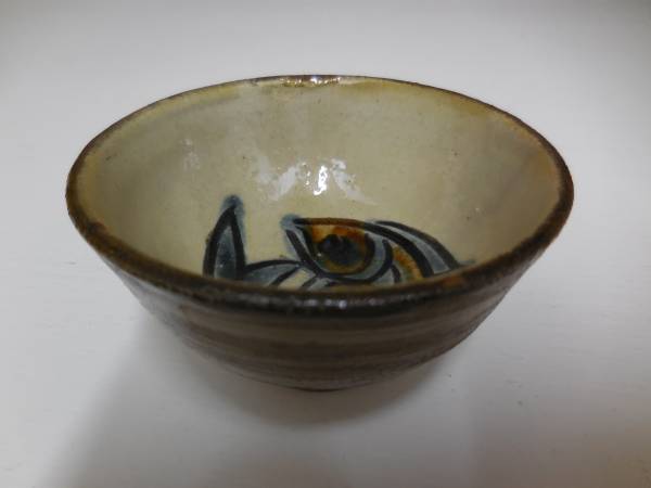 沖縄 琉球 壺屋焼 人間国宝 金城次郎 作 酒器 ぐい呑み 人間国宝『金城
