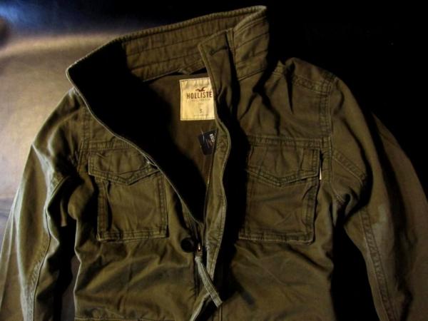 本物正規◆ホリスター◆ミリタリージャケット 0476-035 olive/M