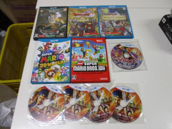 k071-0303-042* wii U ジャンクソフト 4本セット おまけソフト テレビ