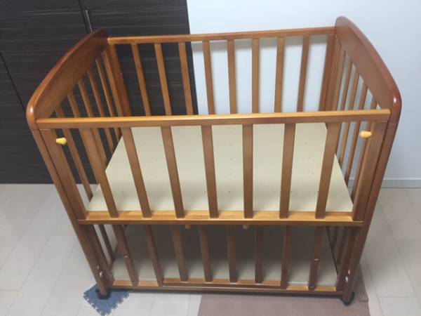 ベビーベッド ミニ ヤトミ★ハピネス 説明書付 引取り希望★大阪