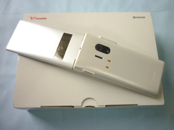良品 WILLCOM 402KC CRESTIA ウィルコム ワイモバイル 0278