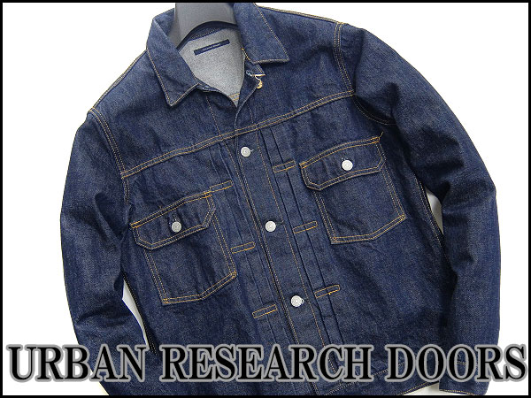 アーバンリサーチDOORS デニム1stトラッカージャケット40紺25582