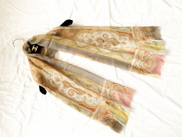 ETRO◇エトロ◇極上シルク◇定番ペイズリープリント◇ストール
