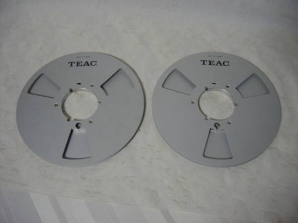 状態良好 !! TEAC 10号 メタル 空リール 2個セット ( 4 )