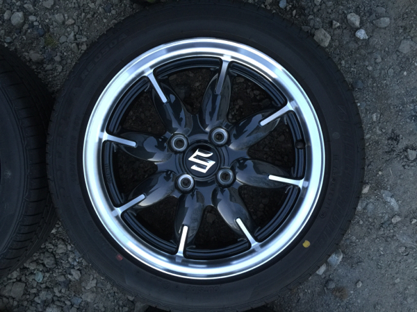アルト ターボ RS HA36 15インチ タイヤホイール 新車外し
