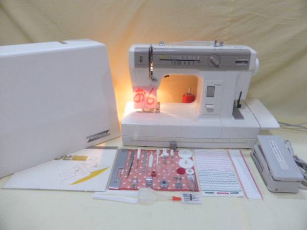 ★ジャノメ コンビ2100SX 1台2役ロックミシン★新品同様品★お６