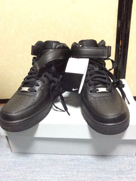 AIR FORTH 1 黒 MID 07 27.5 新品未使用品！