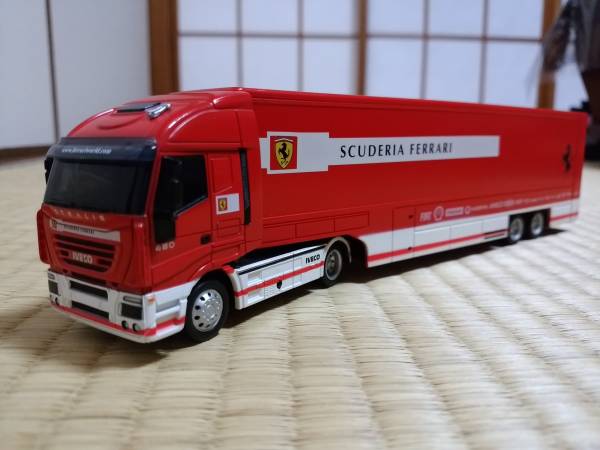 【超貴重】京商ラジコン トランスポーターシリーズ フェラーリ1/64 京商 1/64RCトランスポーター フェラーリトレーラー(トラック