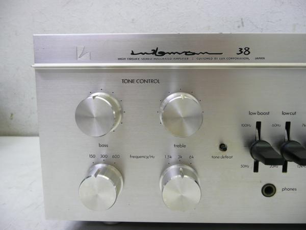 LUXMAN 真空管プリメインアンプ LX38 ジャンク ○ 42E9A-1 LUXMAN LX38