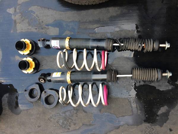 Ｈ19年　GE8　フィット　HKS 車高調　リア　2本　状態ＯＫ