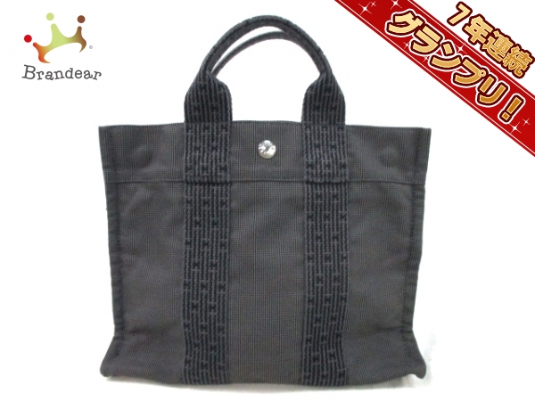極美品】エルメス エールライン トートPM フールトゥ キャンバス 