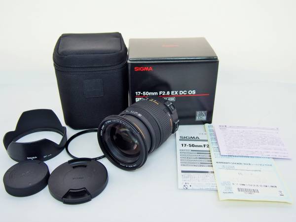 (874)8★SIGMA ZOOM 17-50mm 1:2.8 EX DC OS HSM NIKON ニコン