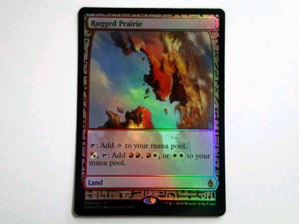 MTG OGW EXP★岩だらけの大草原★英語版 プレミアム神話レアfoil