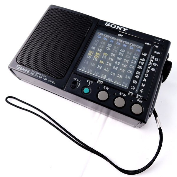 SONY 9 BANDS RECEIVER ICF-SW20 ポータブルラジオ Vintage Sony ICF