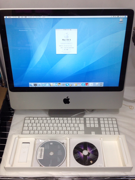 d*7様 imac Apple_iMac_Mid2007_A1224_Core2Duo@2GHz_HDD250GB_OSメディア付 iMac