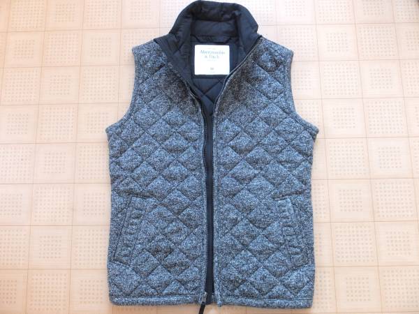 即決新品 100％本物アバクキルティングベストグレーＸＳサイズ