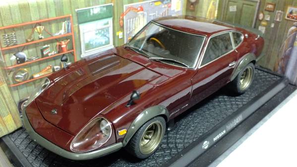 KYOSHO 1/18 NISSAN FAIRLADY 240ZG マルーン 京商 1⁄18 ニッサン マルーン KYOSHO 240ZG フェアレディZ