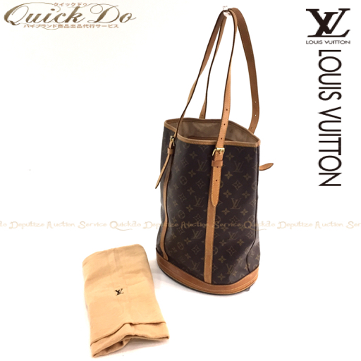 1円 ルイヴィトン モノグラム トートバッグ バケツGM