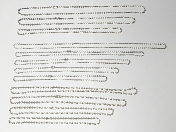 シルバー925 チェーン 12本 銀買取値12，130相当（63.18/1g）