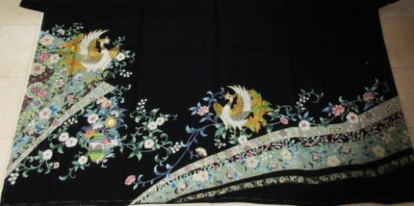 中古◆レンタルよりお得◆黒留袖 身丈158センチ◆仕立て上がり