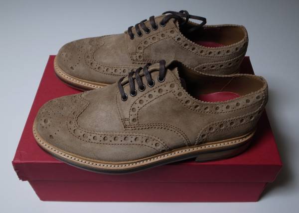grenson グレンソン■ウィングチップシューズ UK8H