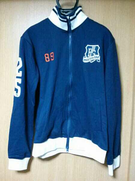 パーリーゲイツ トラックジャケット ネイビー系 タグ付き 6_1