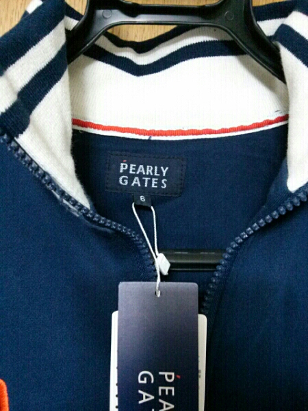パーリーゲイツ トラックジャケット ネイビー系 タグ付き 6_3
