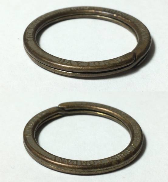 アンティーク キーリング アドバタイジング●ビンテージ