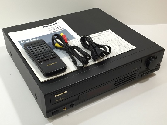 美品 マルチLDプレーヤー Panasonic LX-101 動作品 リモコン付 映像