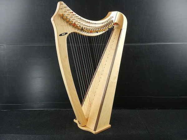 美品 青山ハープ 25S サウルハープ ソフトケース 25弦O1773648 【公式