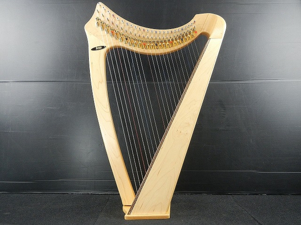 美品 青山ハープ 25S サウルハープ ソフトケース 25弦O1773648 【公式