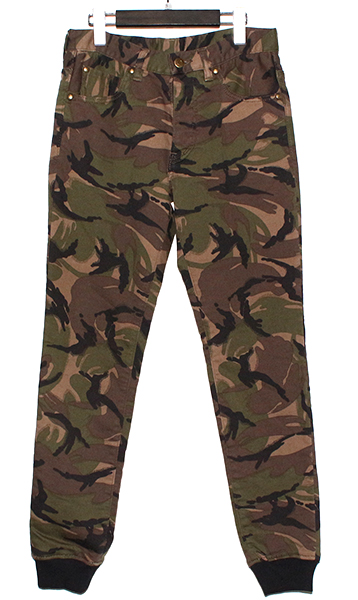 □ウノピゥウノウグァーレトレ 1PIU1UGUALE3 CAMO RIB PT□B277 ウノ
