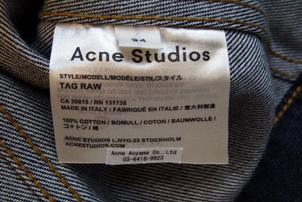 経堂)アクネストゥディオズ TAGRAWデニムジャケット