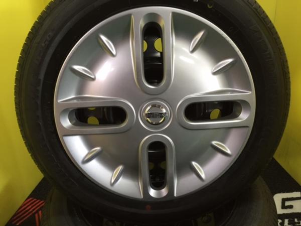 NISSAN キューブ 純正 15インチ+40 5.5J 新車外し 175/65R15 日産