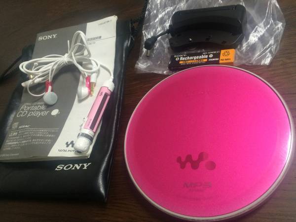 オーディオ機器 SONY D-NE730 ピンク ソニー ポータブルCDプレーヤー