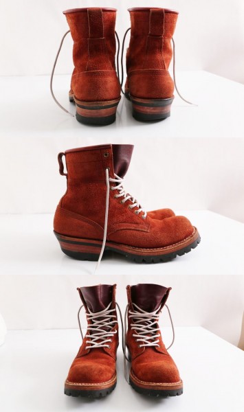 ホワイツ スモークジャンパー スエード ブーツ 9.5E ブラウン/B5