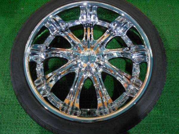 ☆美品RED SPORT RSW33 24インチメッキホイール4本セット☆