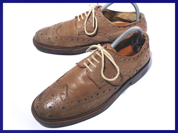 ★リーガルImperial★グッドイヤー/ウイングチップ26.5灰茶◆R00