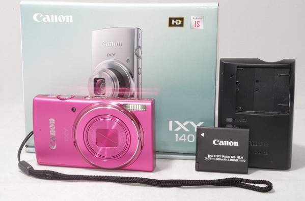 ◇綺麗◇CANON キヤノン IXY140◇ピンク◇ コンパクトデジタルカメラ