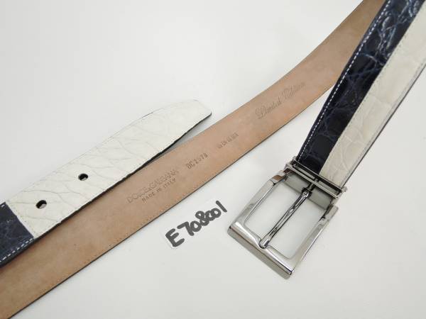 イタリア製DOLCE&GABBANA皮ベルトLTD EDITION-BC2578-E708-001