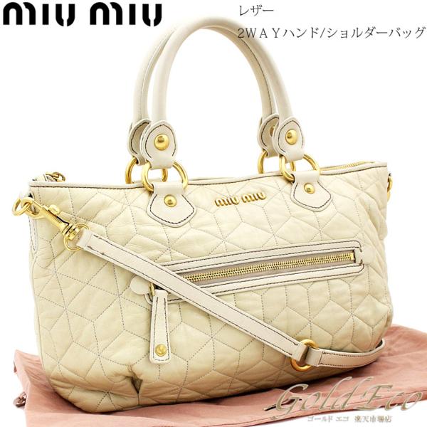 1円～ miu miu ミュウミュウ 2WAYバッグ 【中古】　