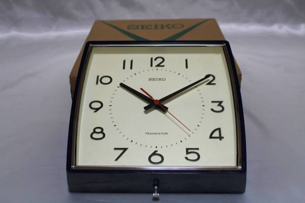 SEIKO 昭和レトロ 希少 SEIKOトランジスタクロック 掛時計 稼働品