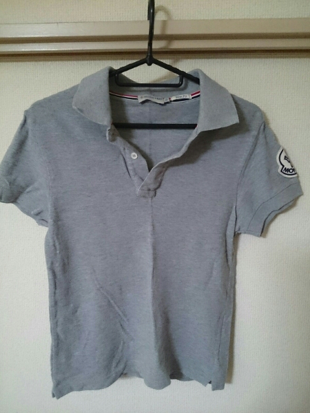 ☆古着☆モンクレール 半袖ポロシャツ 男性XS 売り切り 本物