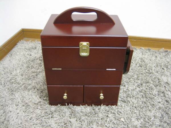 【送料無料】アウトレット激安カグラック☆３面鏡コスメボックス